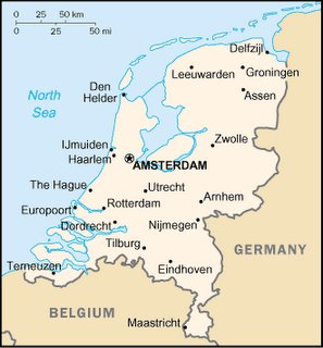 Map of Holland