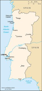 Map of Portugal