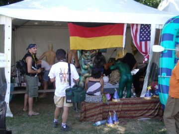 Pictures from 2006 body painting festival Austria