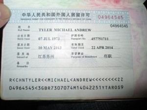 China Residents Visa