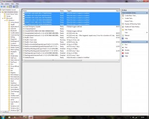 Remove scheduled tasks