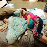 Chinese sleep in IKEA