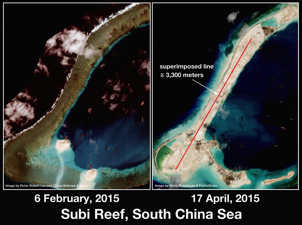 Land reclamation on Spratly Islands, Subi Reef