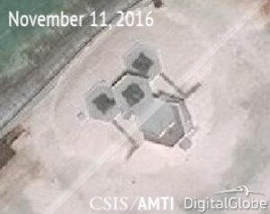 Fiery Cross reef, Aerial photos