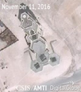 Fiery Cross reef, Aerial photos