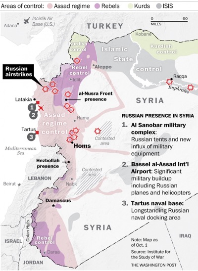 Syria's regional power structure