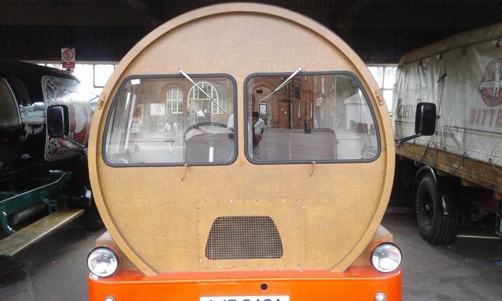 Barrel shaped brewing van