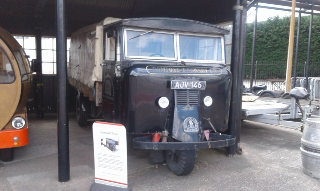 Scammell Trivan - Three wheel brewing truck