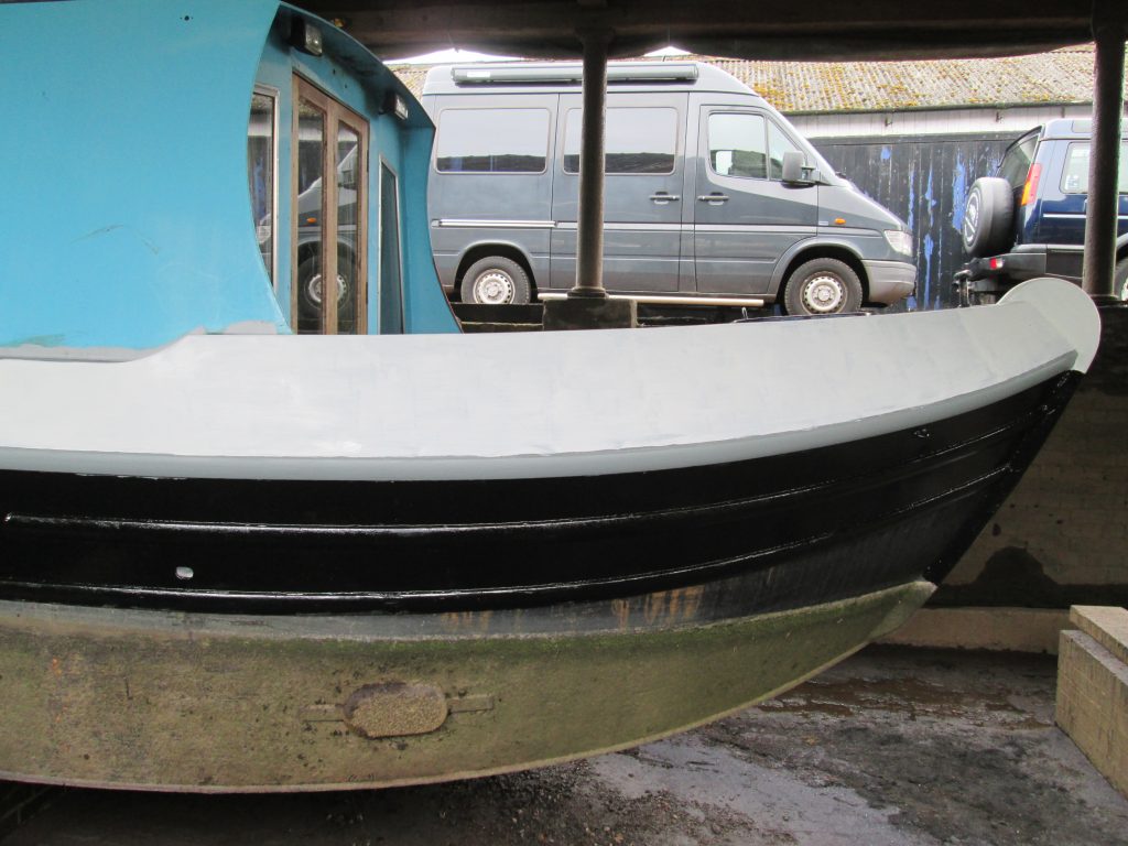 Boat painting Day 2 Narrowboat boat painting