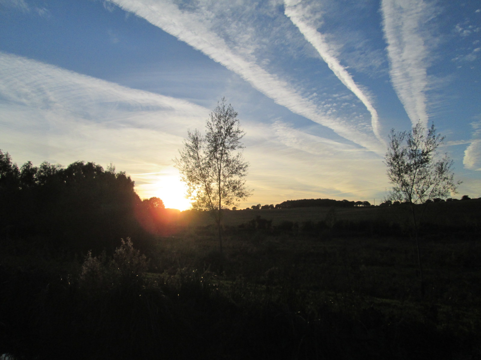 Sunset in Little Bedwyn