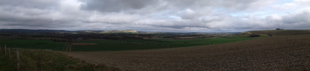 View across Pewsey vale.