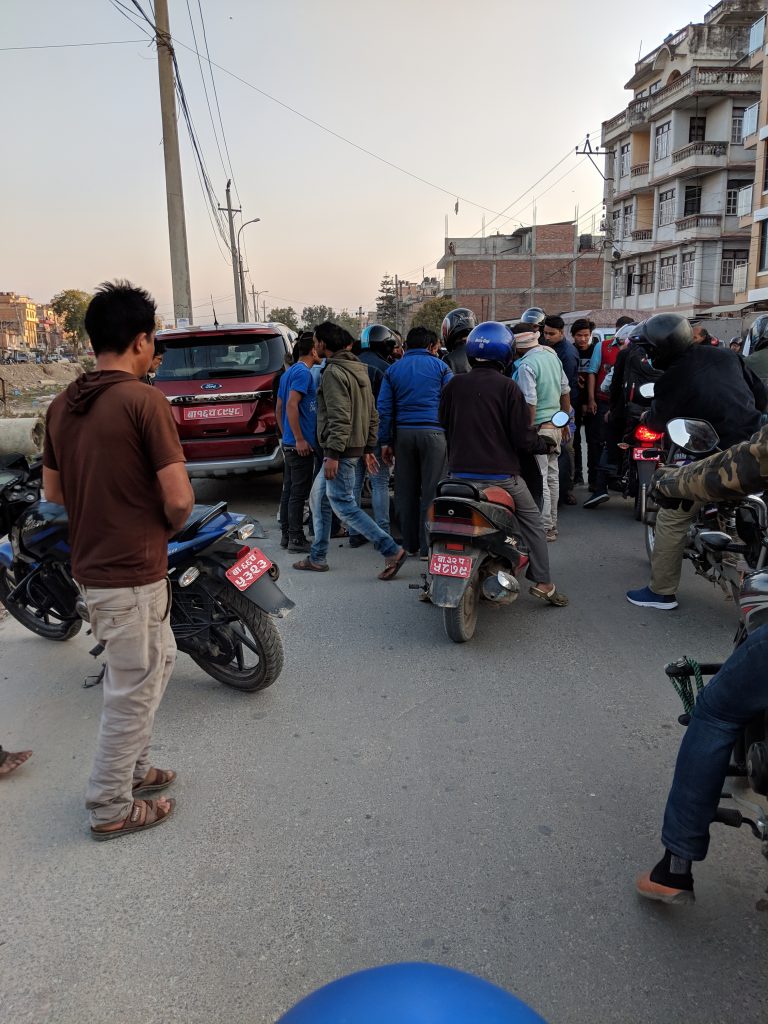 Motorcycle Accident - Kathmandu