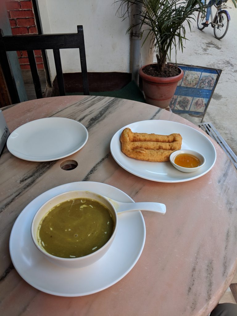 Nepal soup and Nepal bread