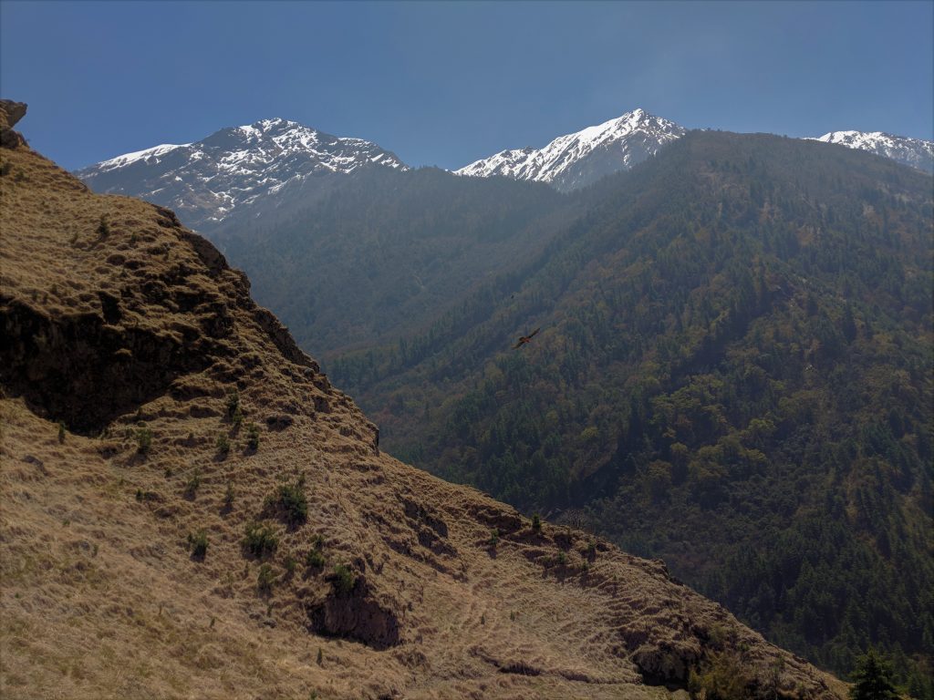 Annapurna Circuit trek between Kalopani and Tadopani