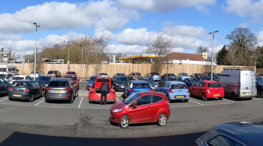 Aldi carpark Towcester