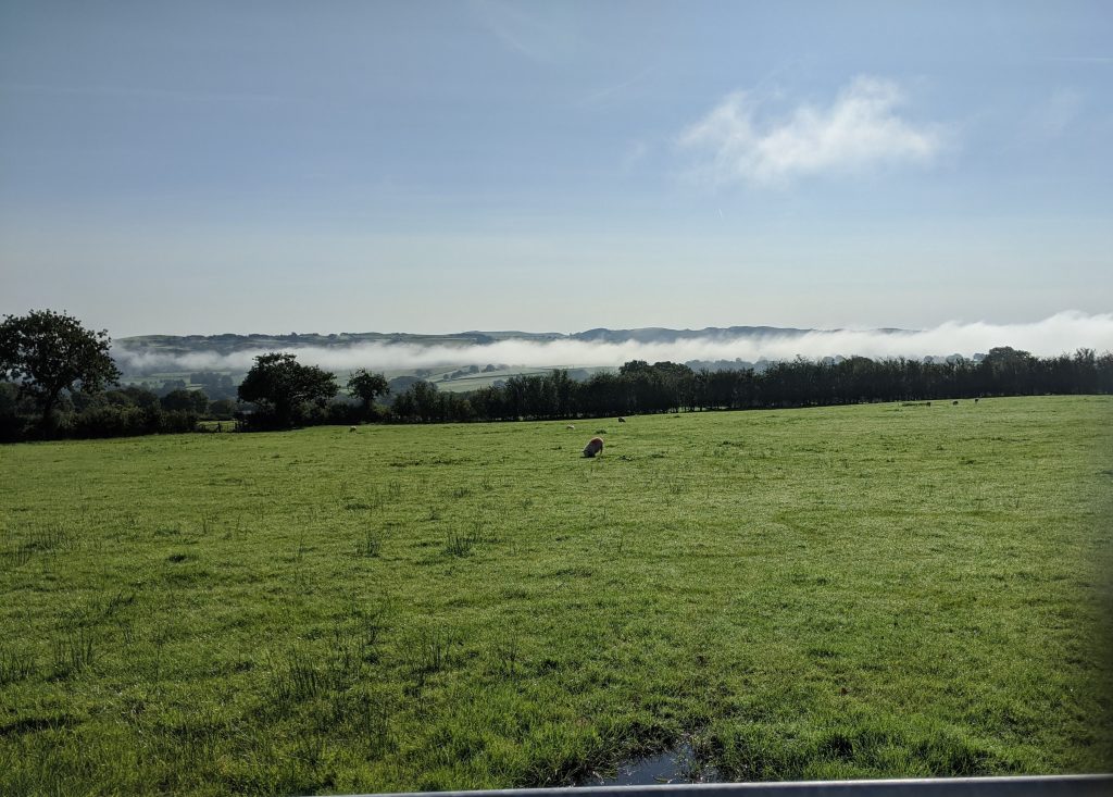 Cloud over Llandidrod Valley