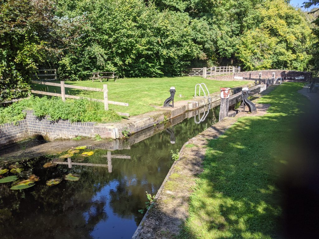 Aberbechan lock - Montgomery canal