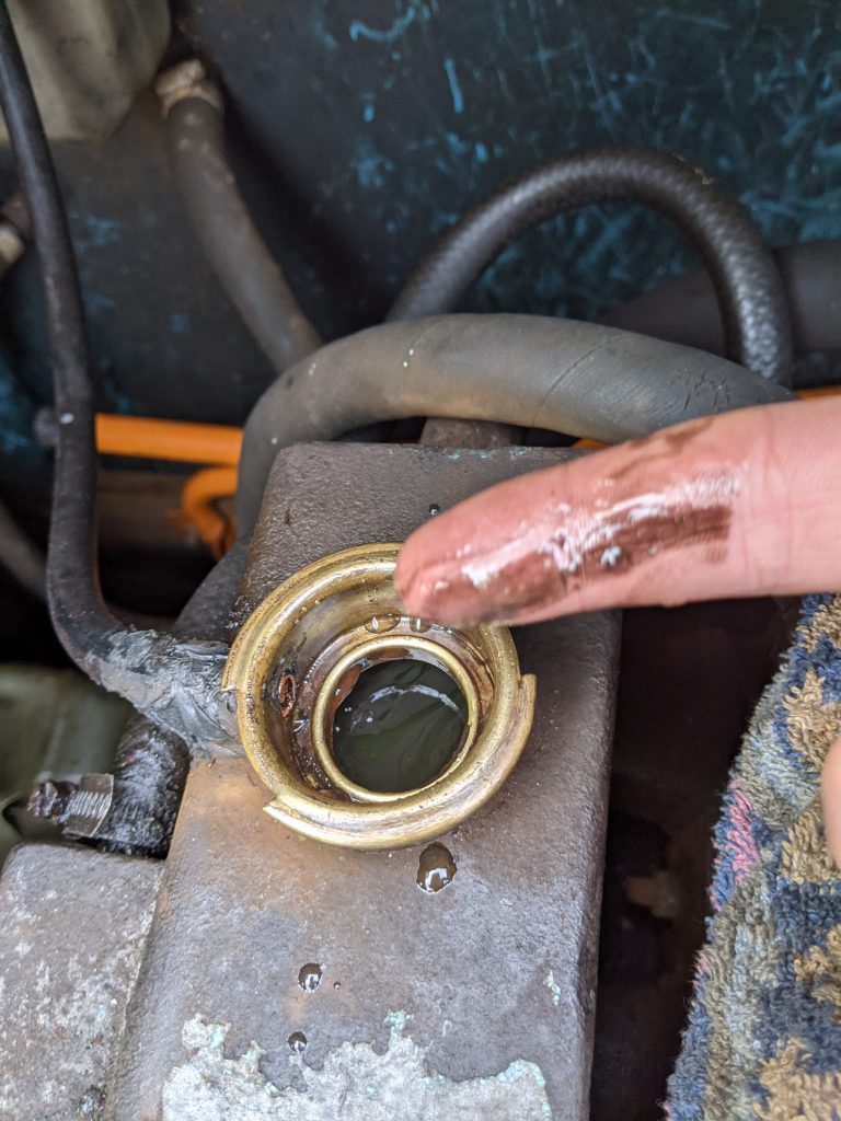 Oil in Coolant water - BMC marine 1800