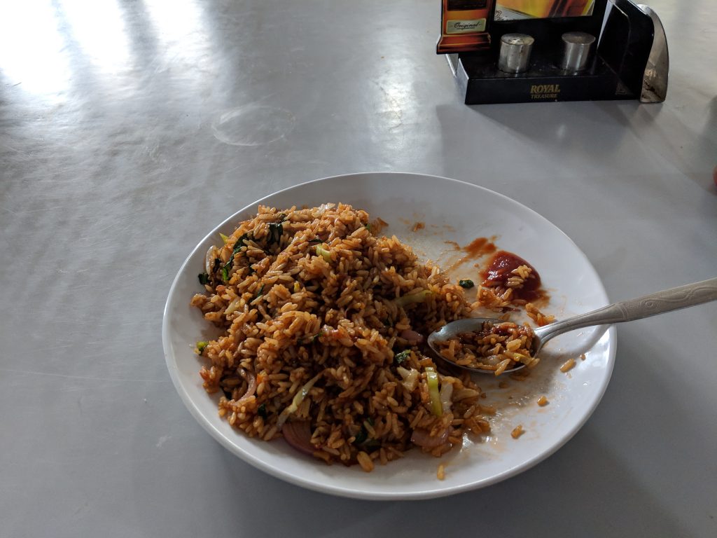 Stir fry, Bamboo lodge, Anapurna Basecamp - 20/03/2019