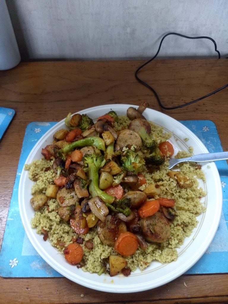 Sausage vegetables and couscous - 13/09/2019