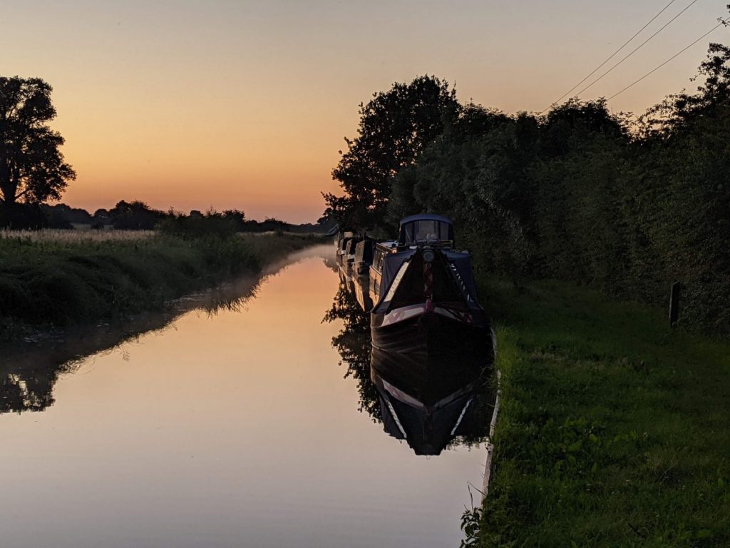 Twyford wharf at Sunset