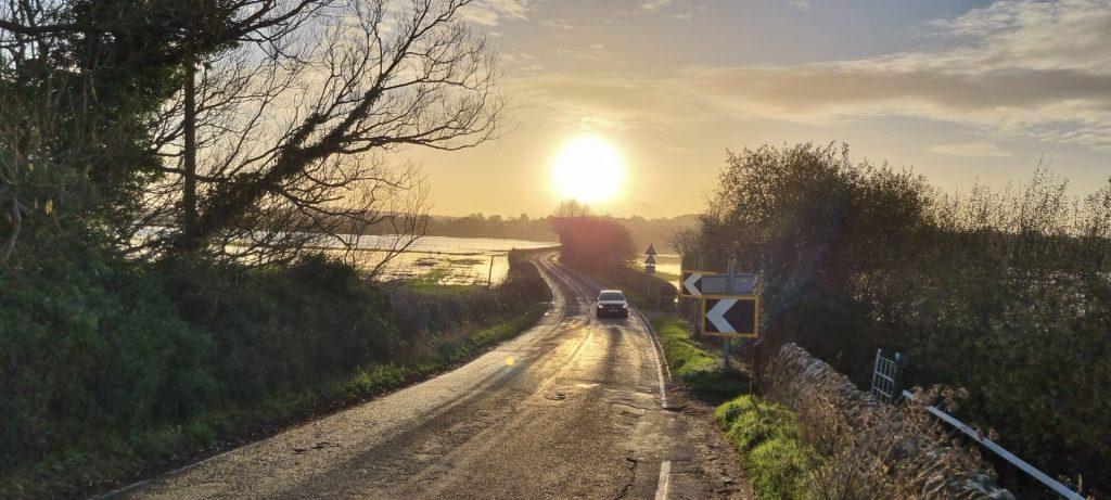 Flooding on the Cherwell at Clifton
