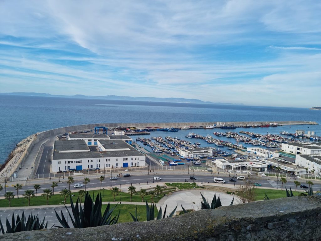 view of Tangier port