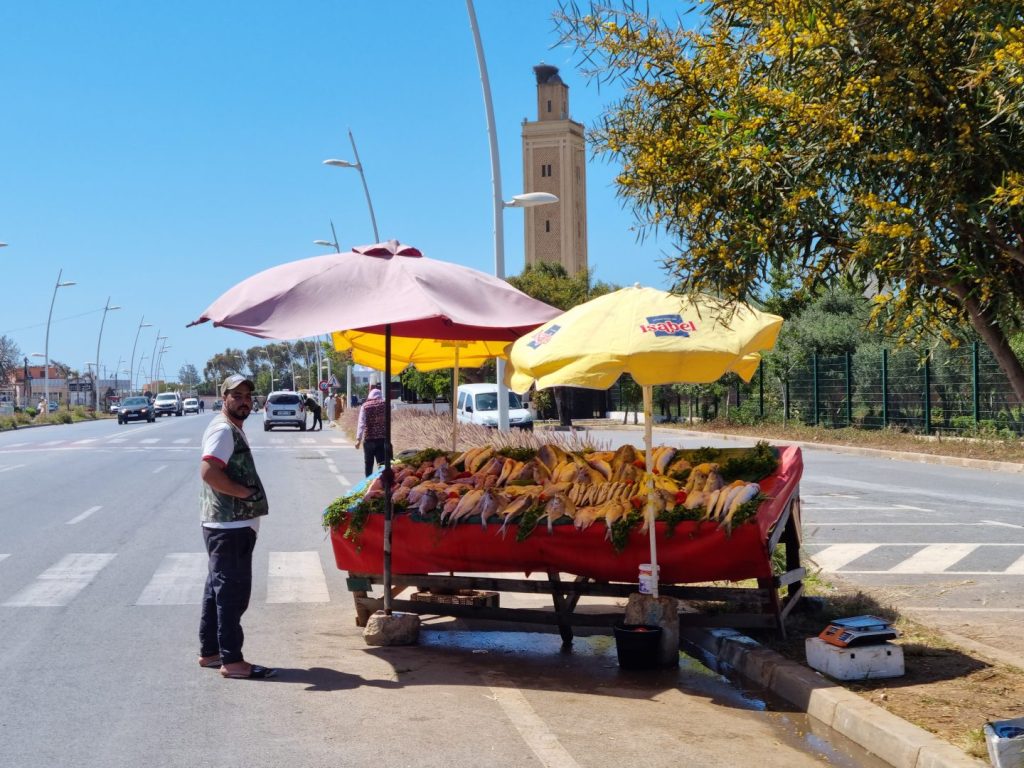Fresh fish vendor