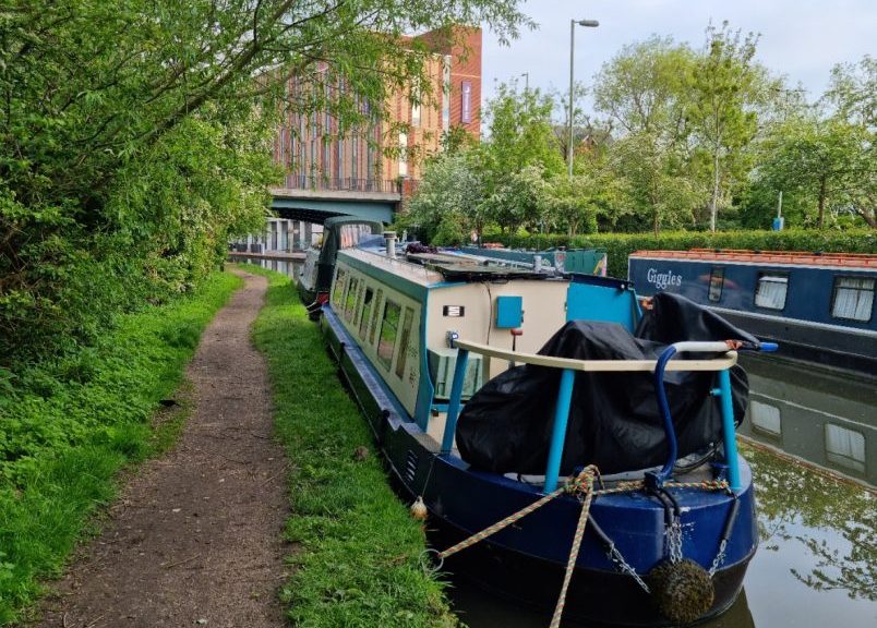 Daan Sawff Mooring at Twyford Wharf Continuous Cruising, Narrowboat