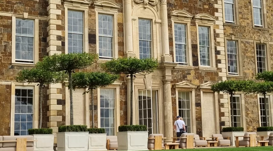 Aynho Park southern facade and terrace