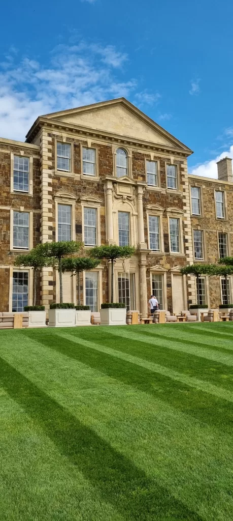 Aynho Park southern facade and terrace