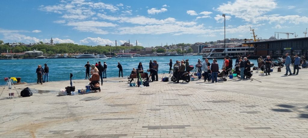 Bosporus from Karakoy Harbour
