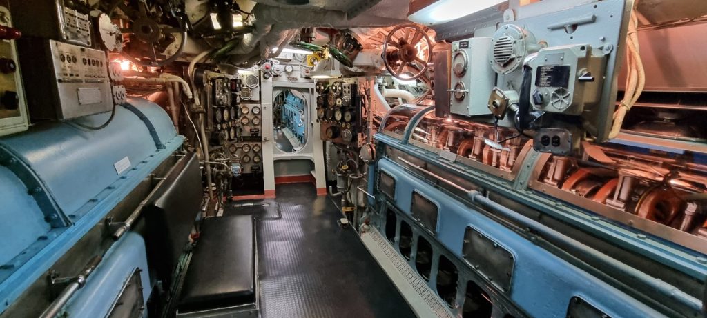 Onboard Submarine - Engine room