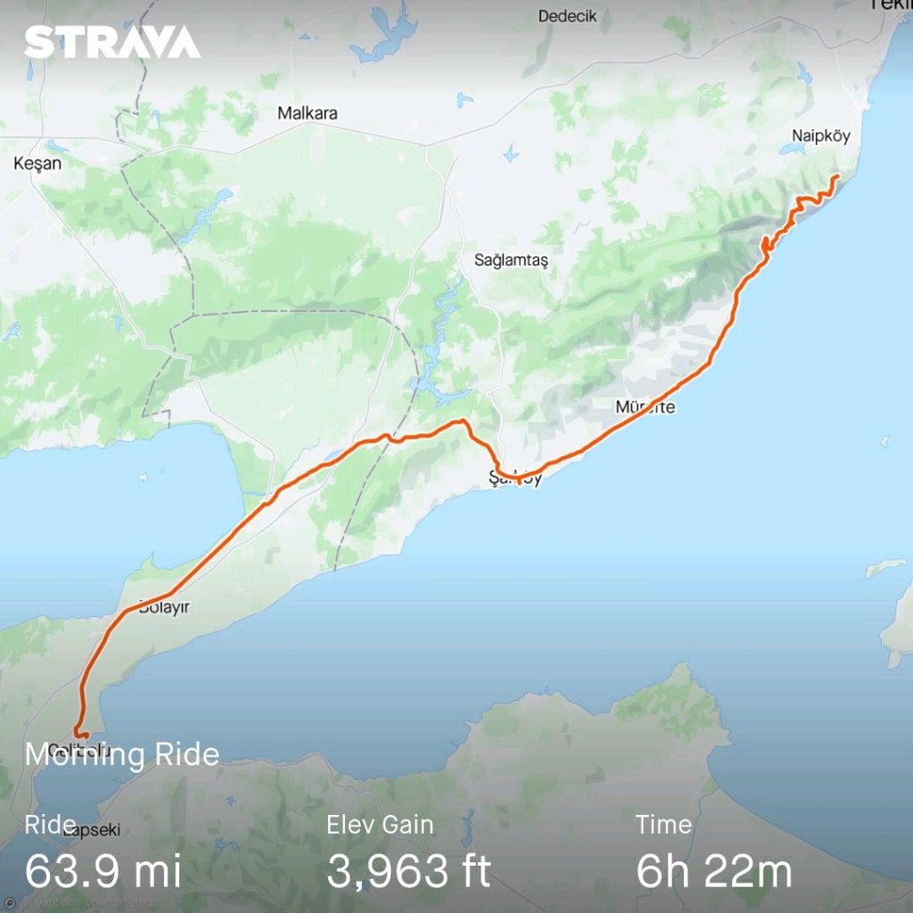 Kumbag to Gelibolu