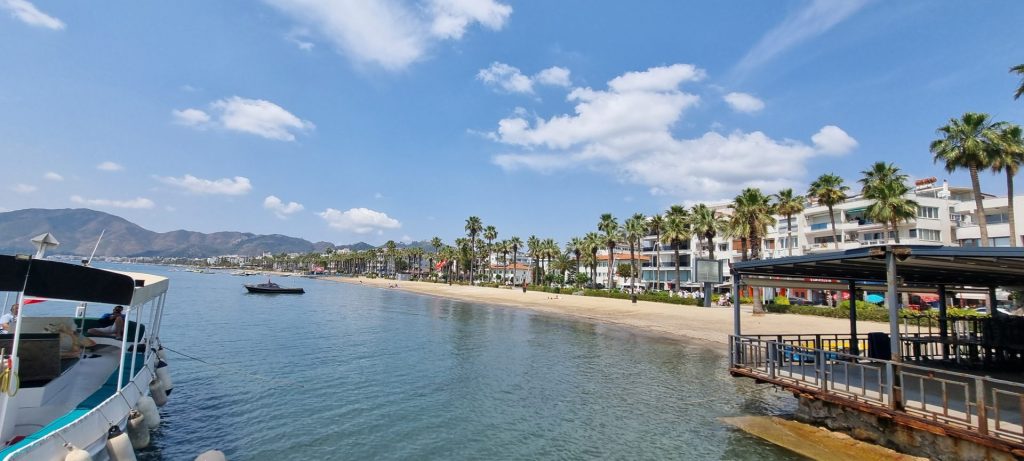 Marmaris beach front