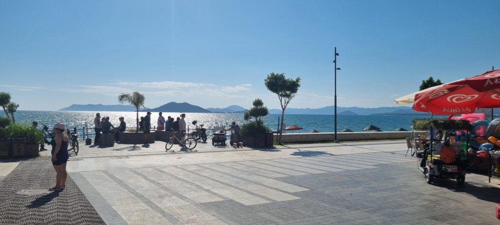 The promenade at Fethiye