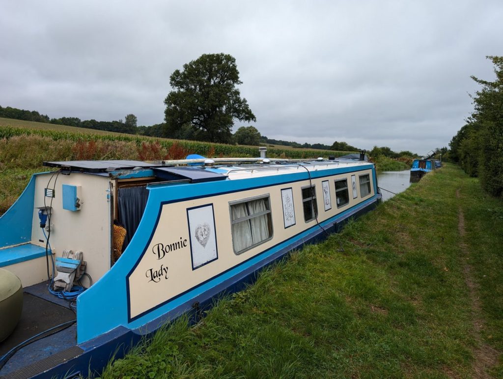 Bonnie in Twyford Wharf.