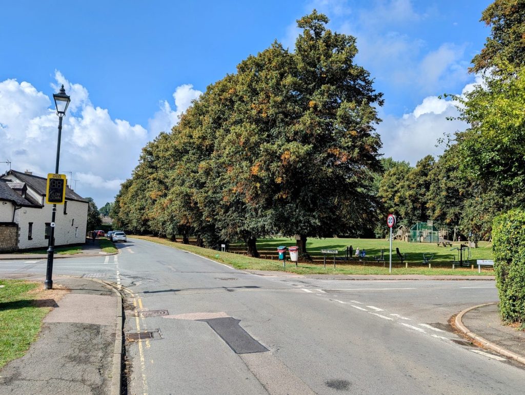 Evenly village green