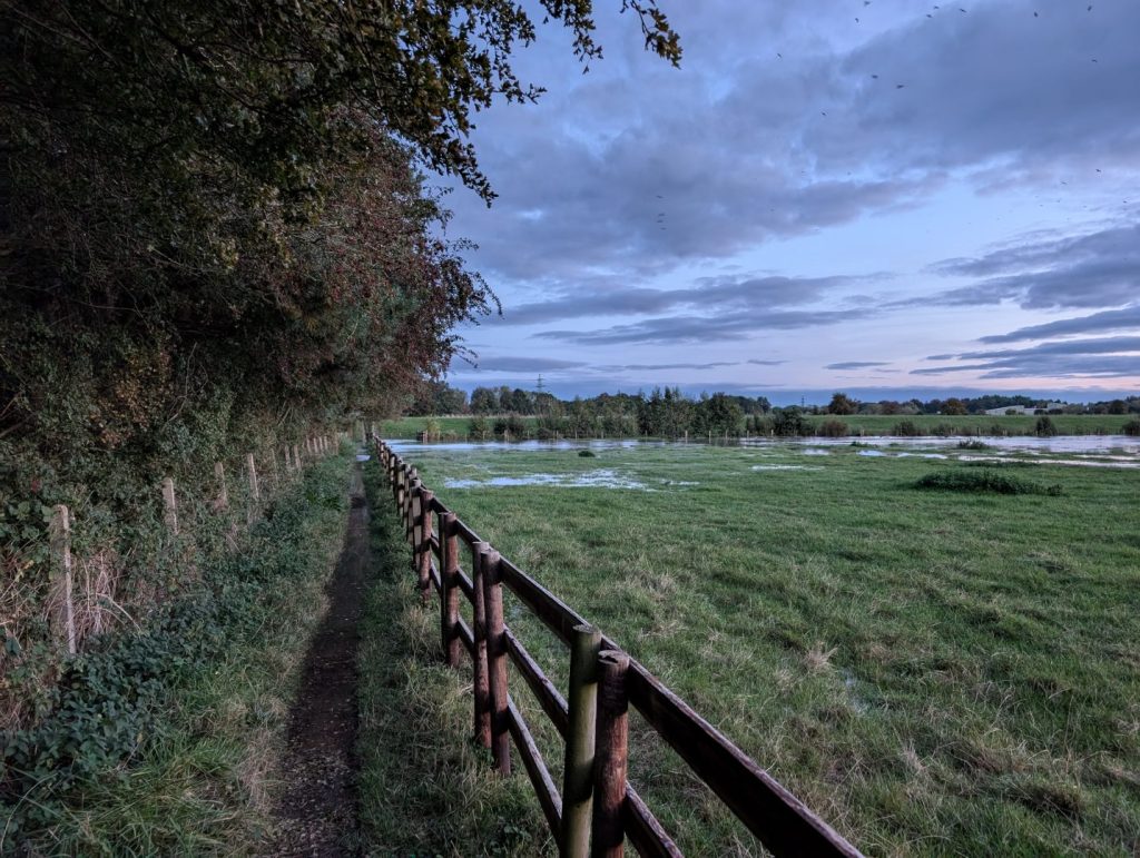 View to Grimsbury reservoir