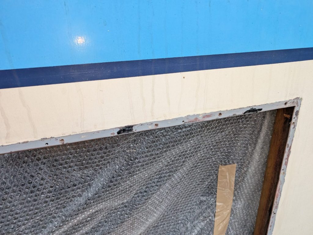 Preparing the window frame