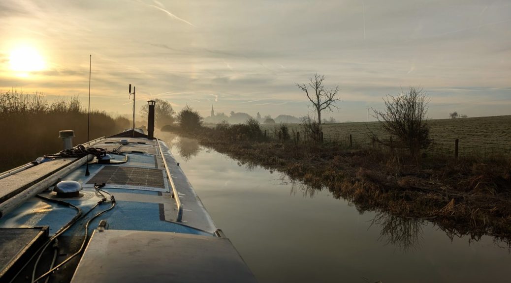 Morning mist in spring