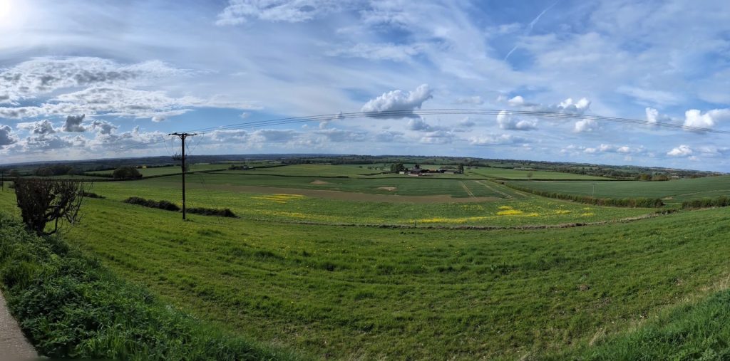 Panorama - A view over the Cherwell Valley