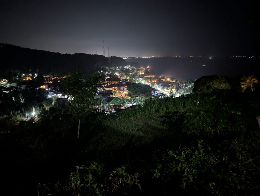 Bay at night