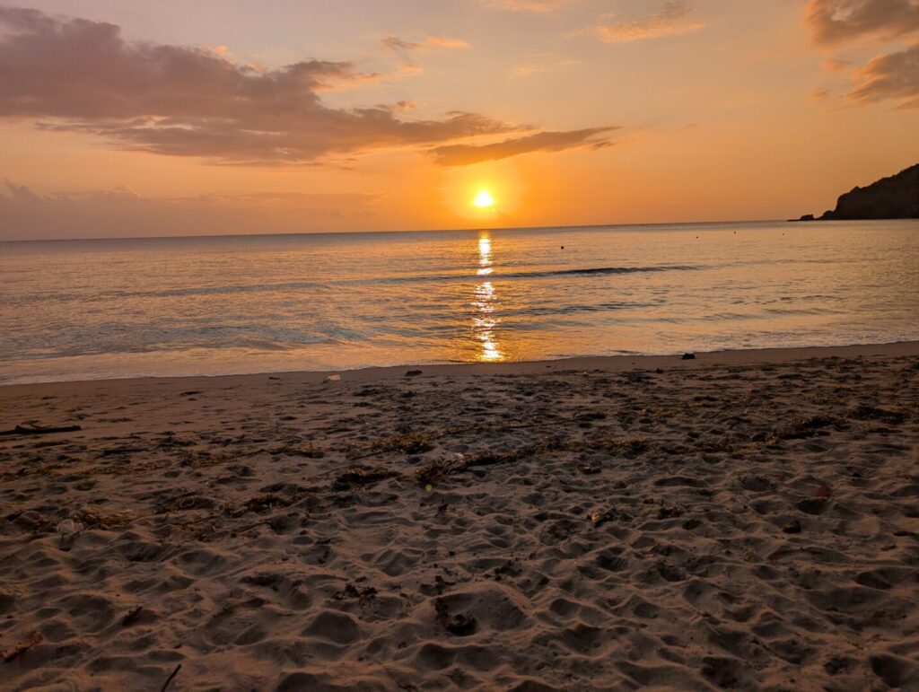 Nipah Beach at sunset - Lombok