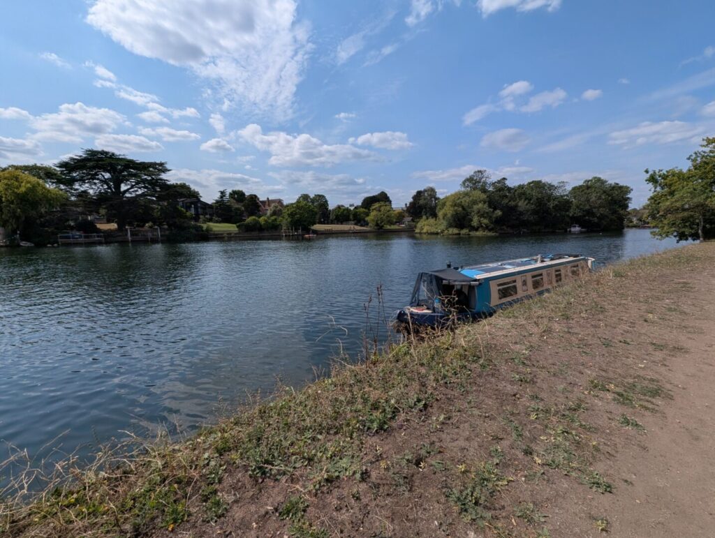 Stopping at Hampton Court