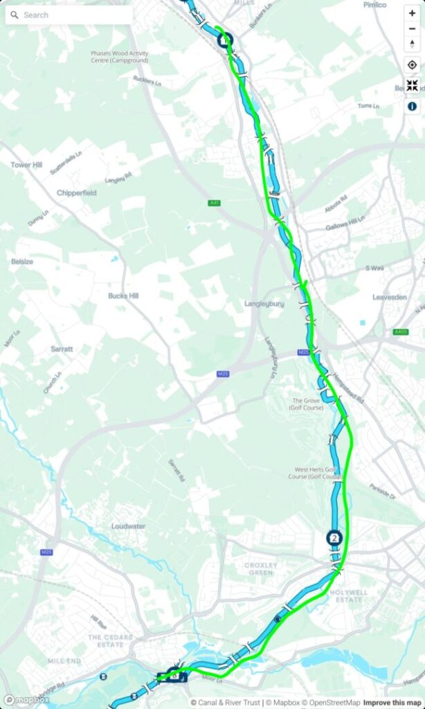 Bratchworth to Kings Langley